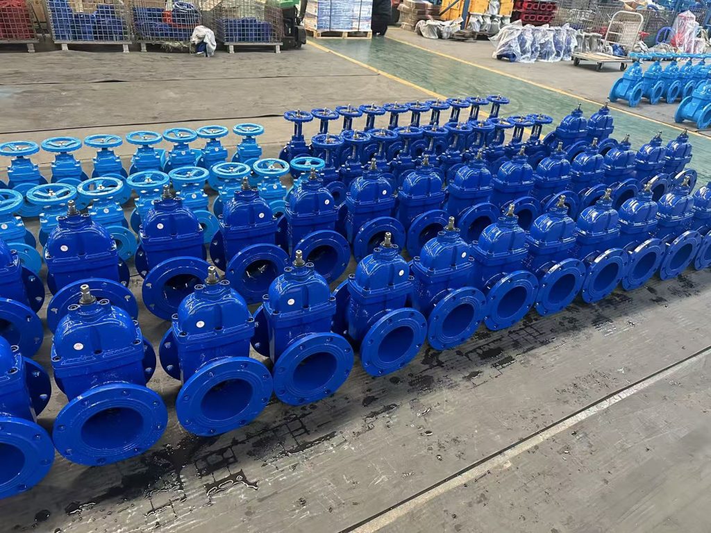 Small diameter resilient seated ductile iron gate valve