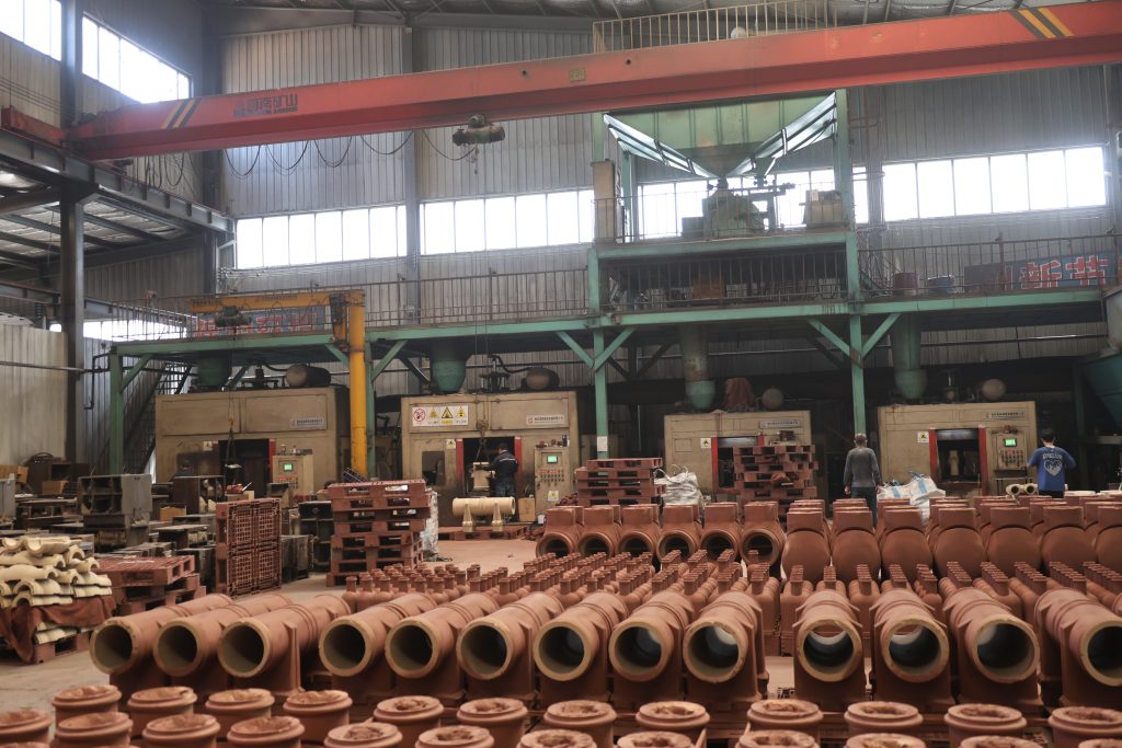 Sand casting process of ductile iron valve bodies in Xinshui Valve foundry
